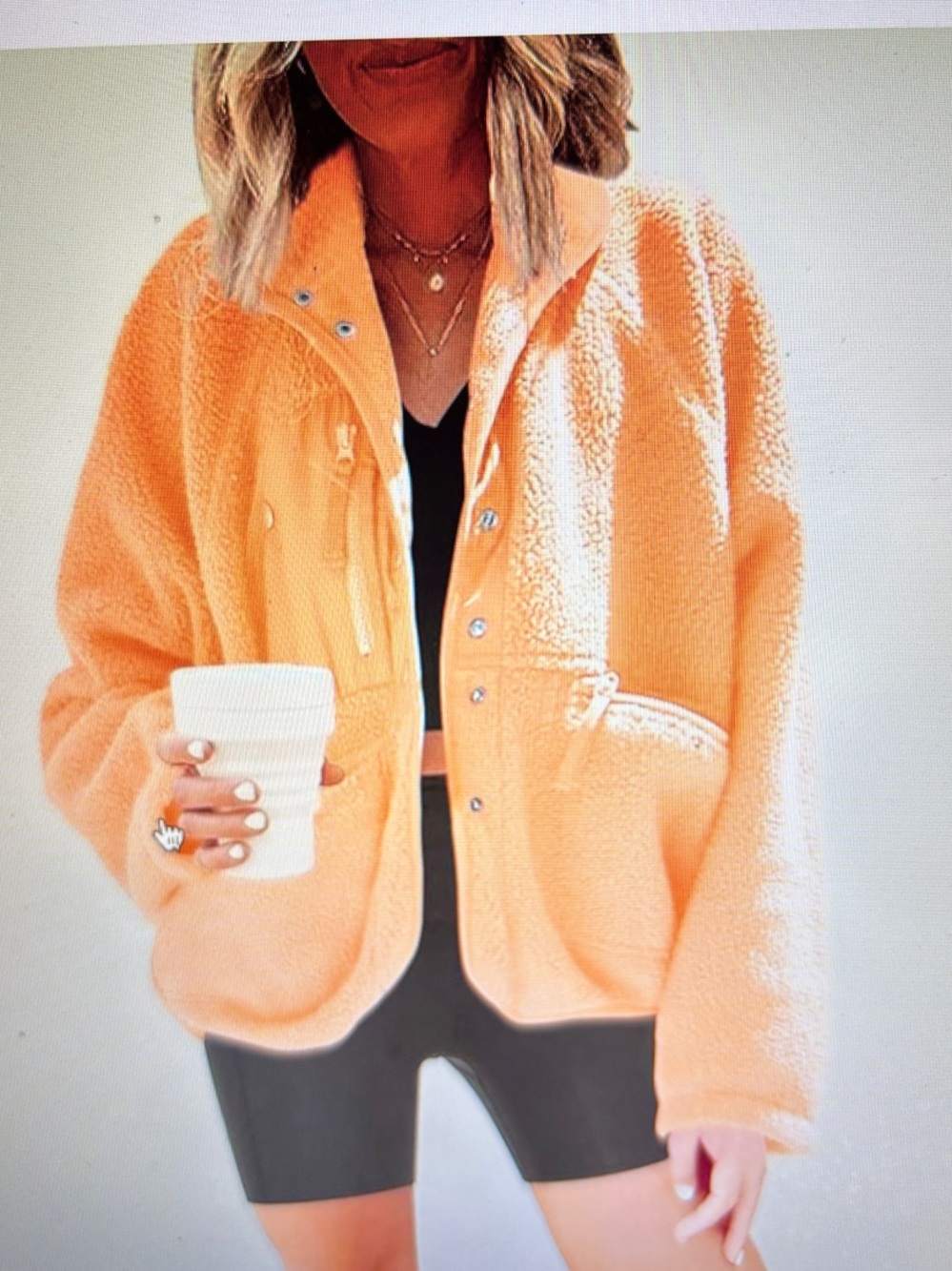 Amazon Women’s Plush Jacket in Orange